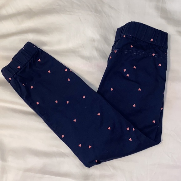 H&M heart navy blue pants Girls size 5/6 - Picture 4 of 5